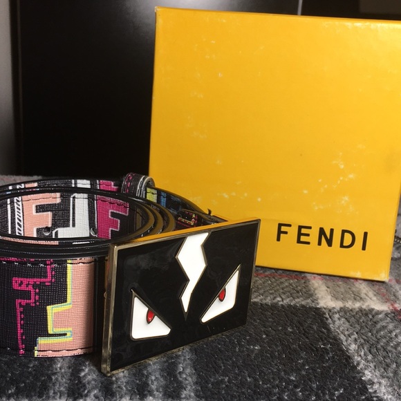 colorful fendi belt
